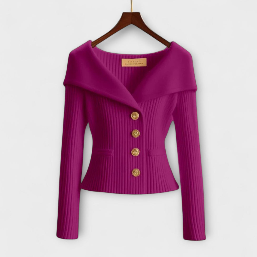 Renée | Ribbed Knit Jacket