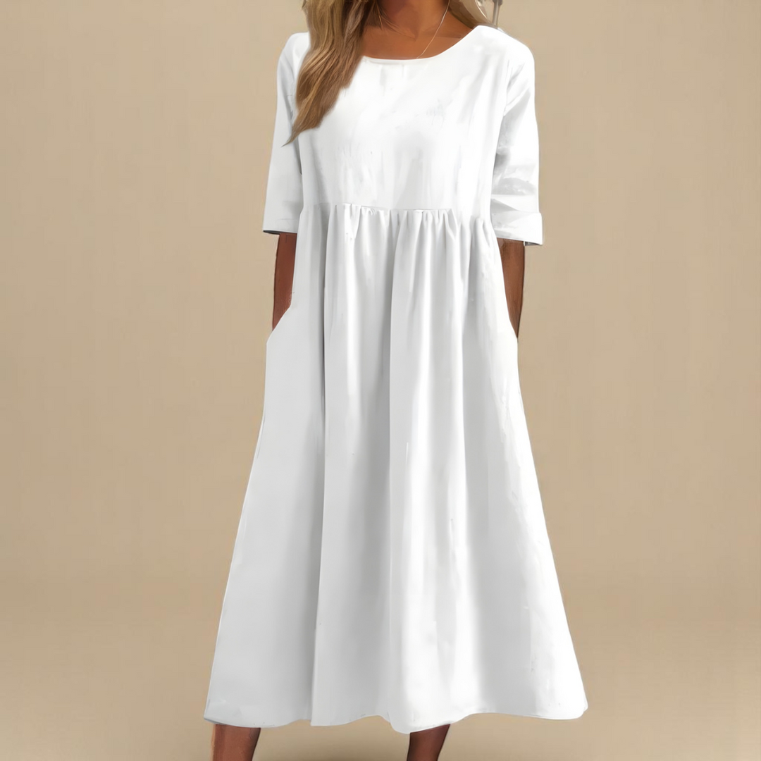 Sofia | Flattering Cotton Dress