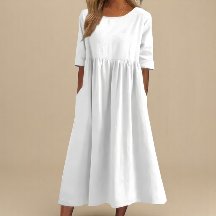 Sofia | Flattering Cotton Dress
