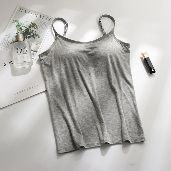 Janie | Padded Tank Top With built-in bra