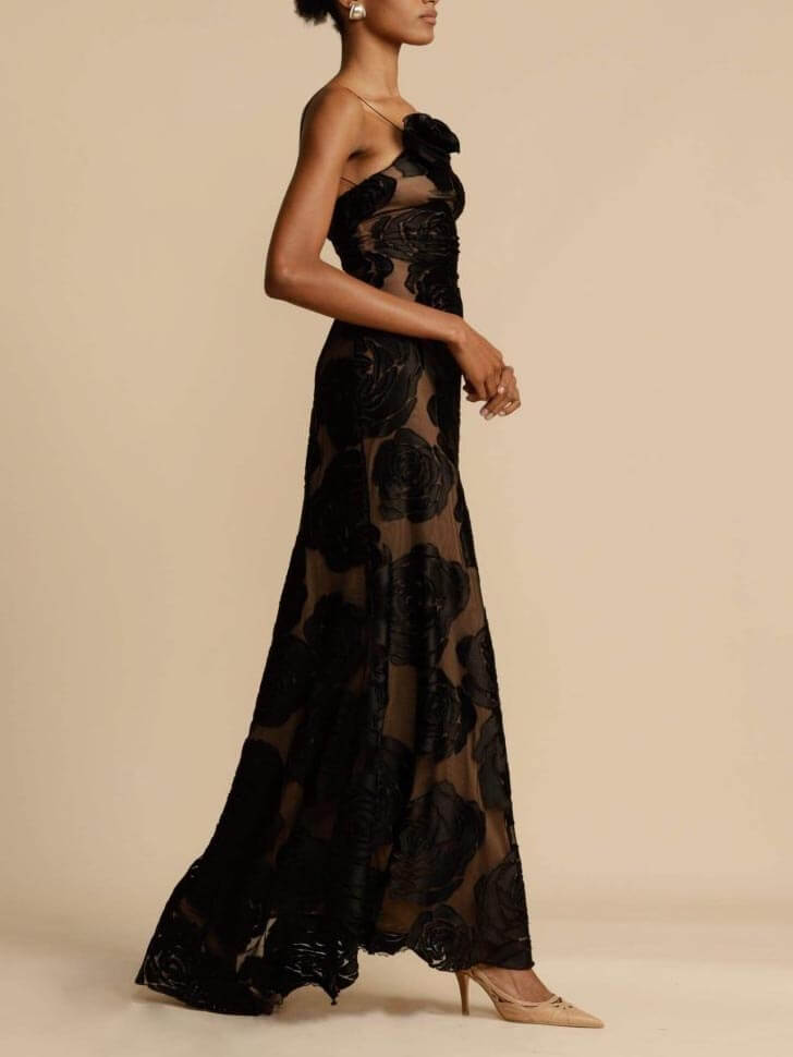 Luna | Flower Maxi Dress
