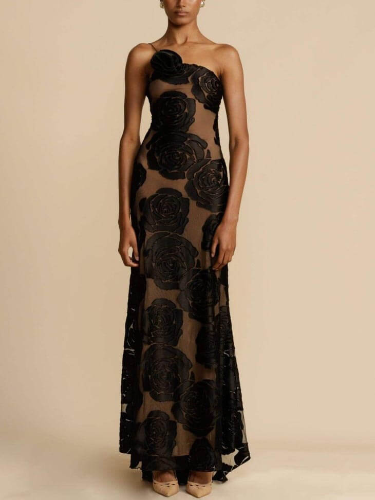 Luna | Flower Maxi Dress