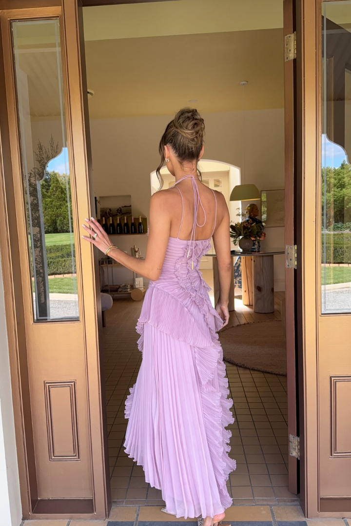 Juliette | Ruffle Halter Dress