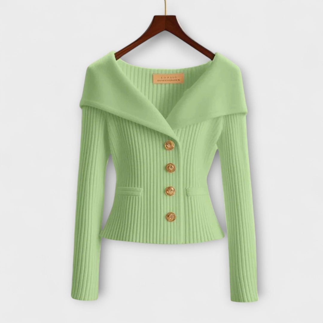 Renée | Ribbed Knit Jacket