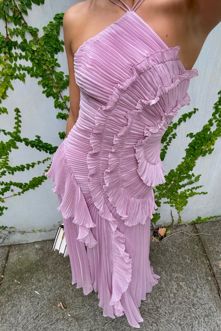 Juliette | Ruffle Halter Dress