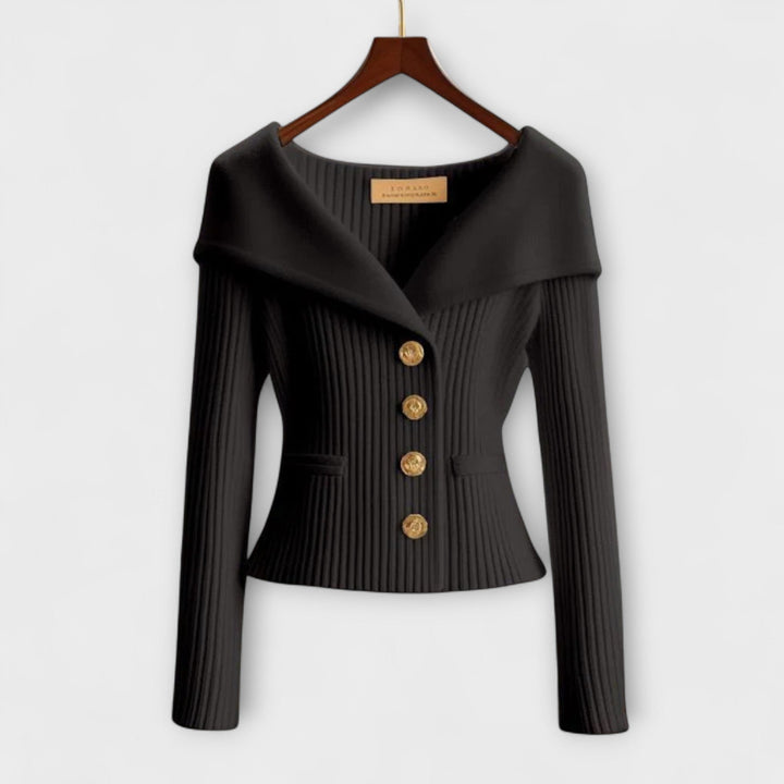 Renée | Ribbed Knit Jacket
