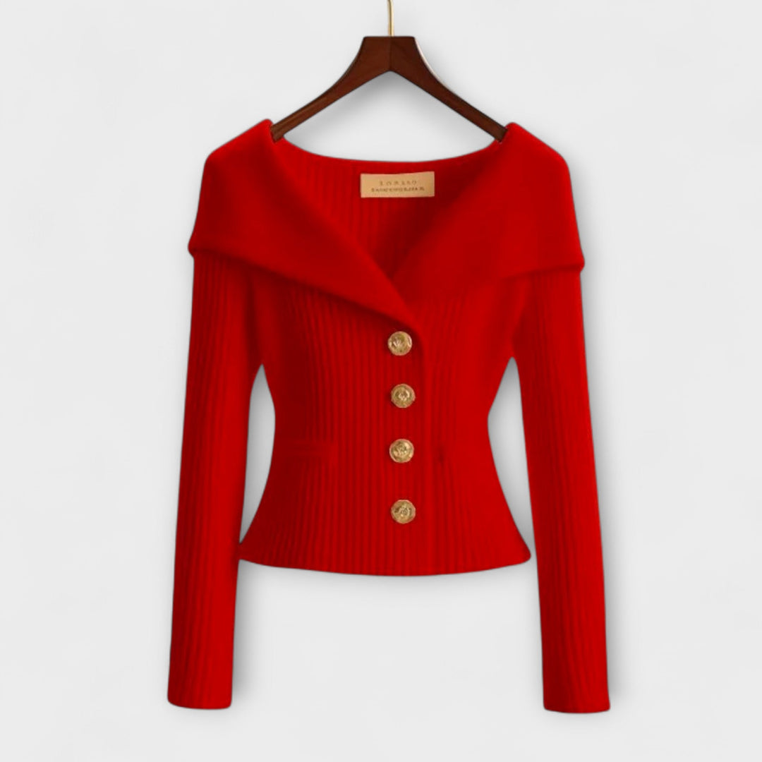 Renée | Ribbed Knit Jacket