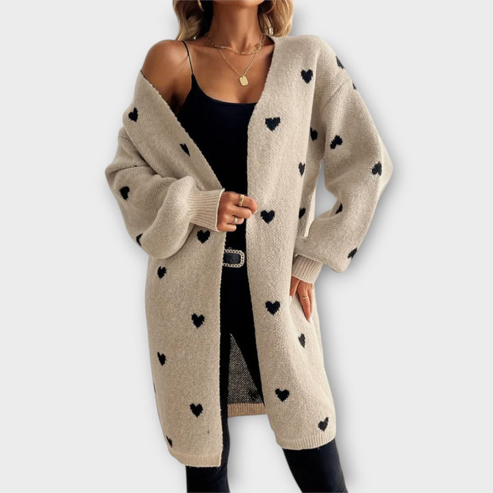 Luna | Heart Cardigan