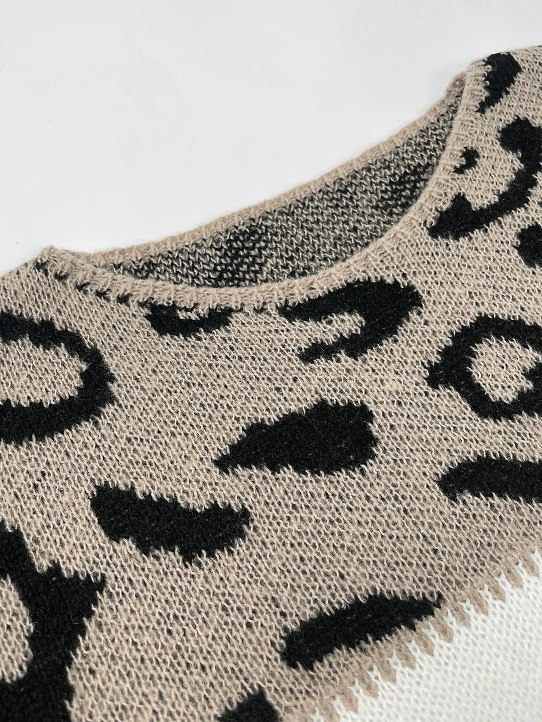 Ivy | Leopard Accent Sweater