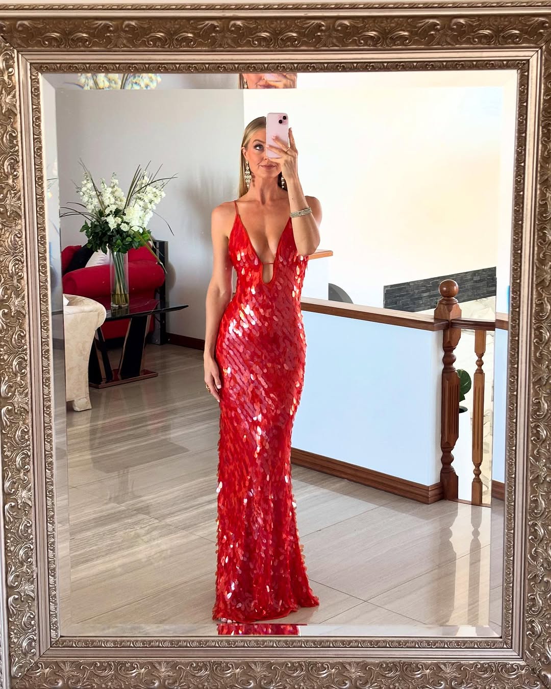 Kalea | Glitter Sequins Backless Strap Dress