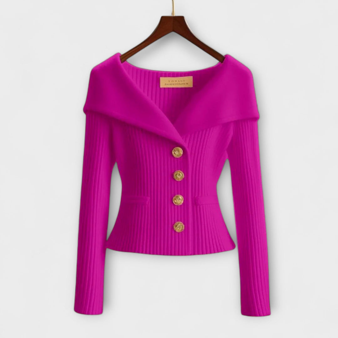 Renée | Ribbed Knit Jacket