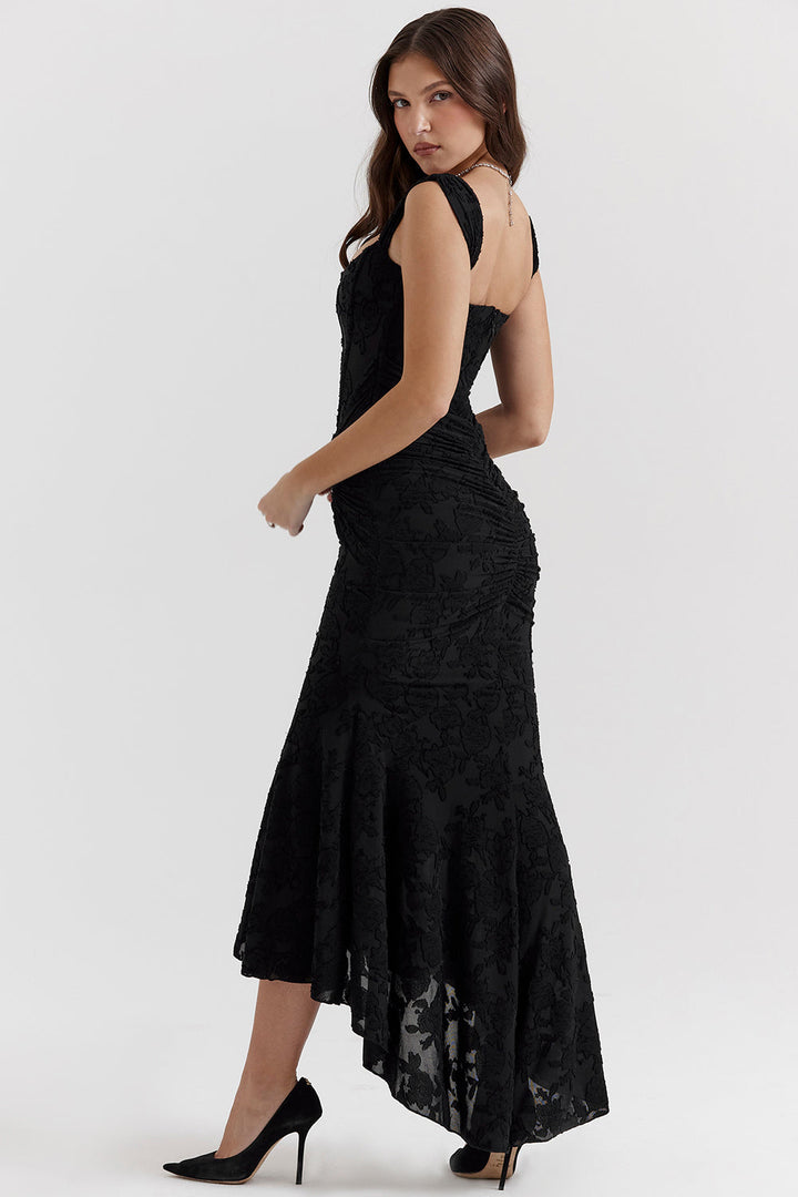 Boheme | Sleeveless Ruched Bodycon Evening Dress