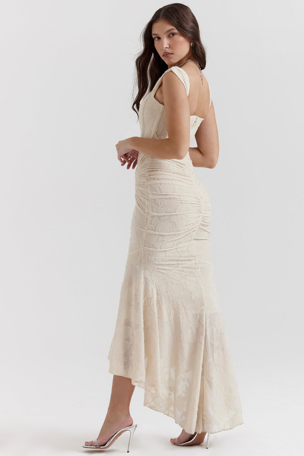 Boheme | Sleeveless Ruched Bodycon Evening Dress