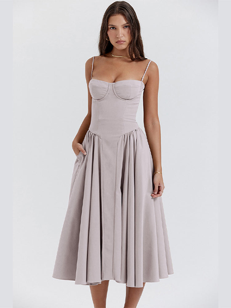 Phoebe | Vintage Cross-Border Fashionable Tank Long Dress