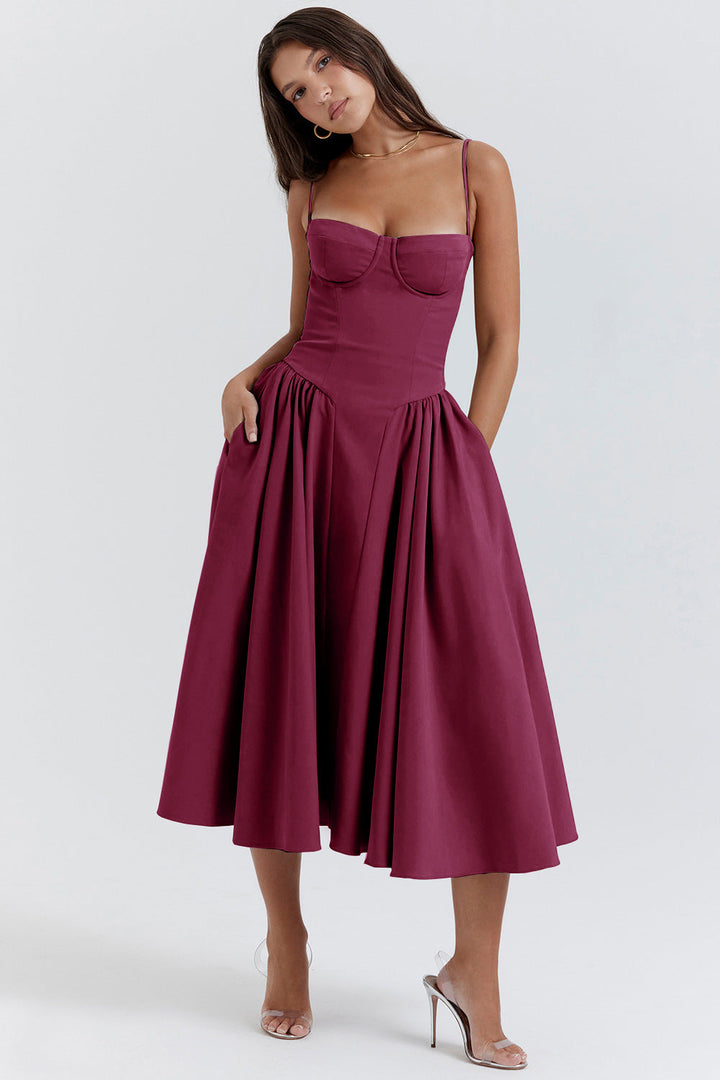 Phoebe | Vintage Cross-Border Fashionable Tank Long Dress
