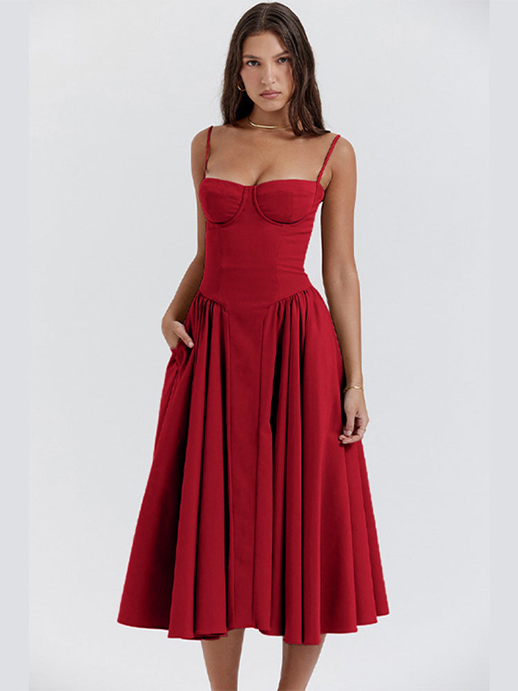 Phoebe | Vintage Cross-Border Fashionable Tank Long Dress