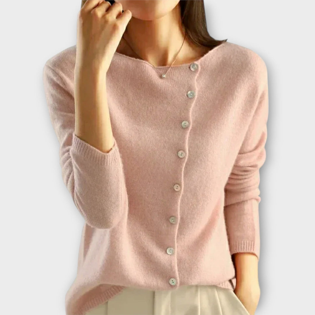Amira | Elegant Wool Cardigan