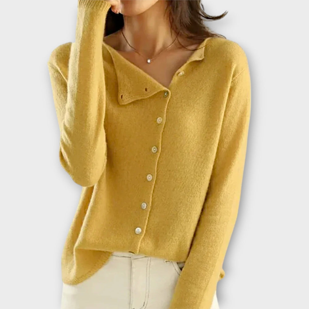 Amira | Elegant Wool Cardigan