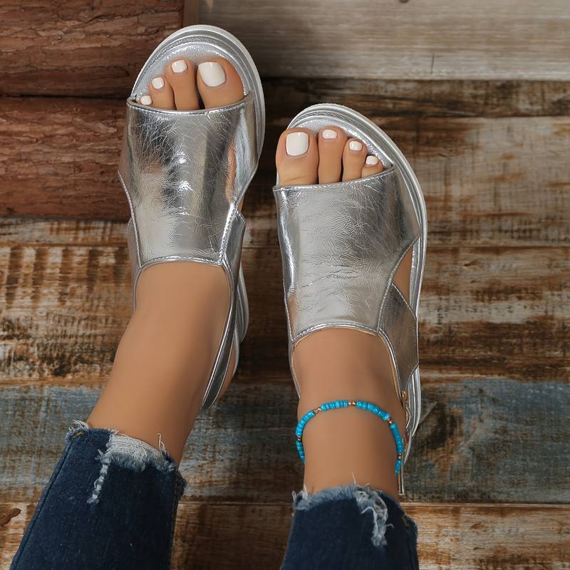 Emberly - Wedge Platform Orthopedic Sandals